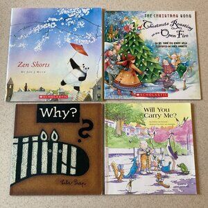 Books for Kids:  Scholastic & Kane Miller Lot of Four Books